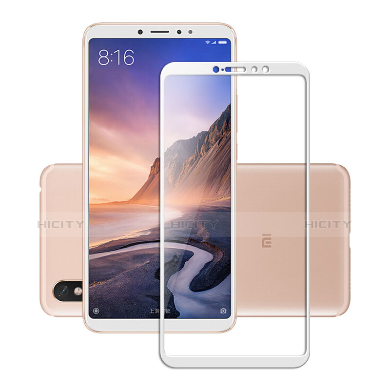 Film Protection Protecteur d'Ecran Verre Trempe Integrale F09 pour Xiaomi Mi Mix 3 Blanc Plus