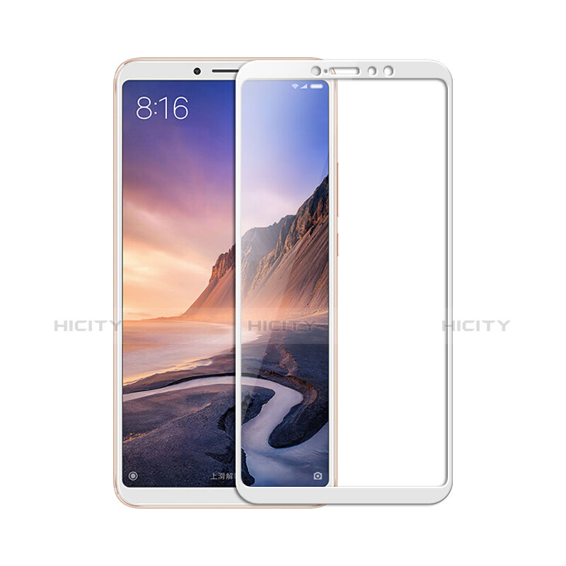 Film Protection Protecteur d'Ecran Verre Trempe Integrale F09 pour Xiaomi Mi Mix 3 Blanc Plus