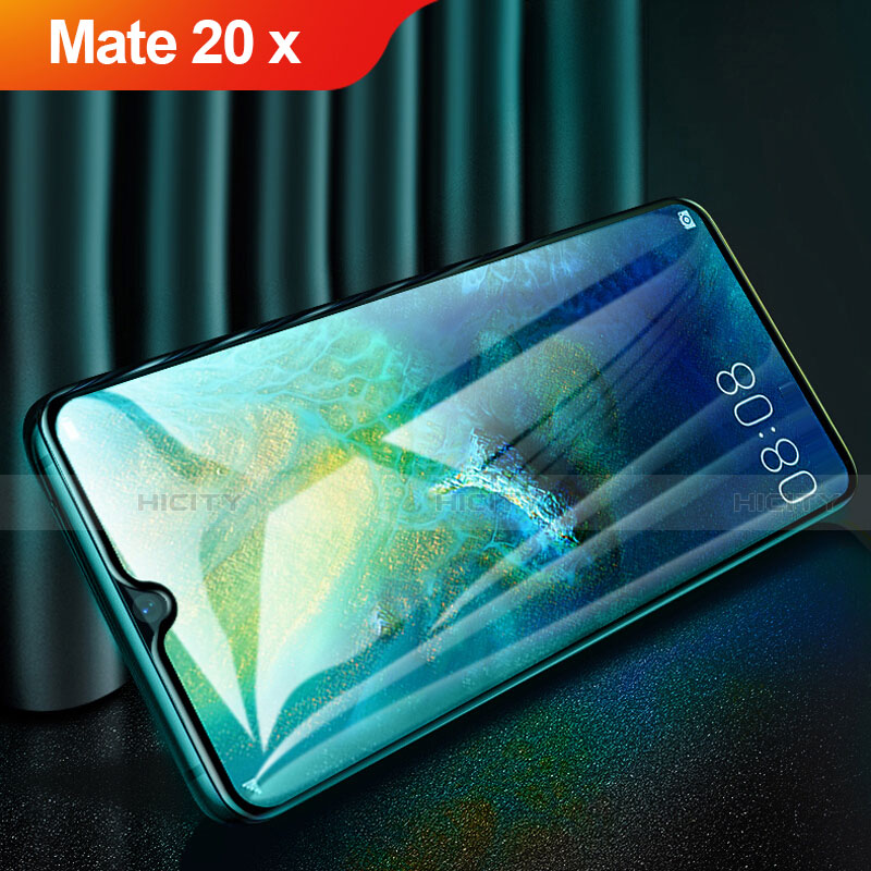 Film Protection Protecteur d'Ecran Verre Trempe Integrale pour Huawei Mate 20 X 5G Noir Plus