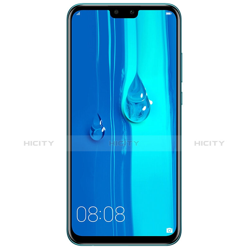 Film Protection Protecteur d'Ecran Verre Trempe Integrale pour Huawei Y9 (2019) Noir Plus