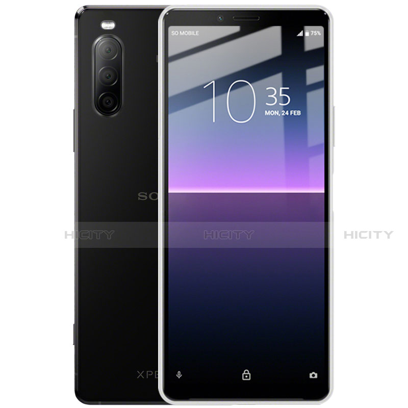 Film Protection Protecteur d'Ecran Verre Trempe Integrale pour Sony Xperia 10 II Noir Plus