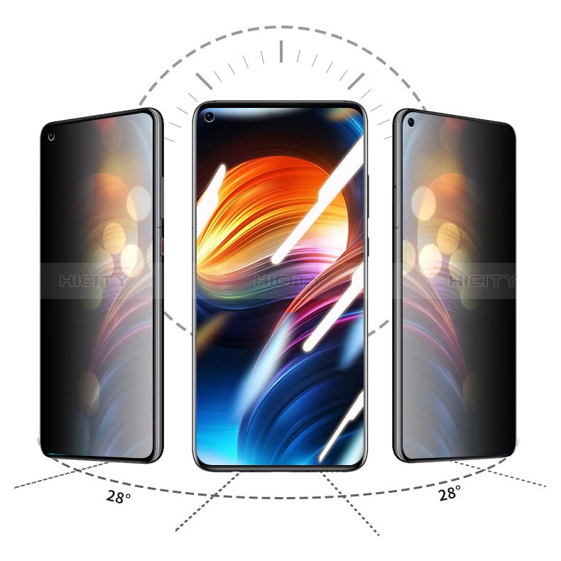 Film Protection Protecteur d'Ecran Verre Trempe Privacy S01 pour Oppo Find X5 Lite 5G Clair Plus