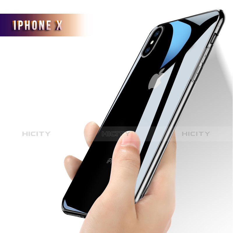 Film Protection Verre Trempe Arriere Protecteur d'Ecran B08 pour Apple iPhone Xs Max Clair Plus