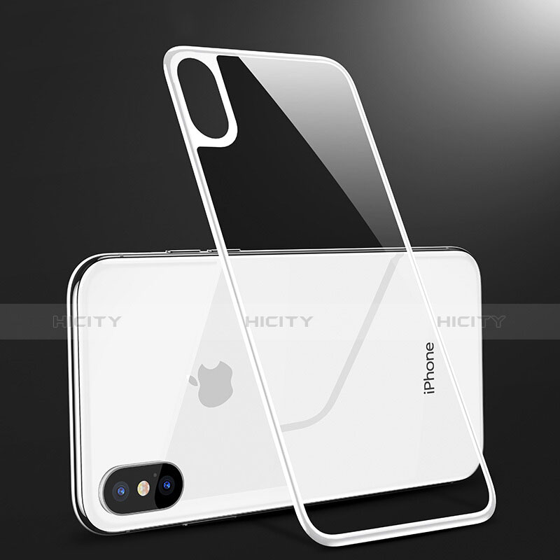 Film Protection Verre Trempe Arriere Protecteur d'Ecran B09 pour Apple iPhone Xs Max Blanc Plus