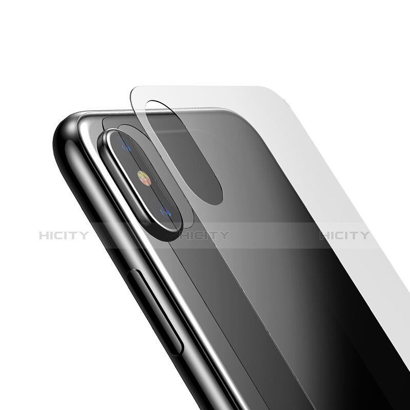 Film Protection Verre Trempe Protecteur d'Ecran Avant et Arriere pour Apple iPhone Xs Max Clair Plus