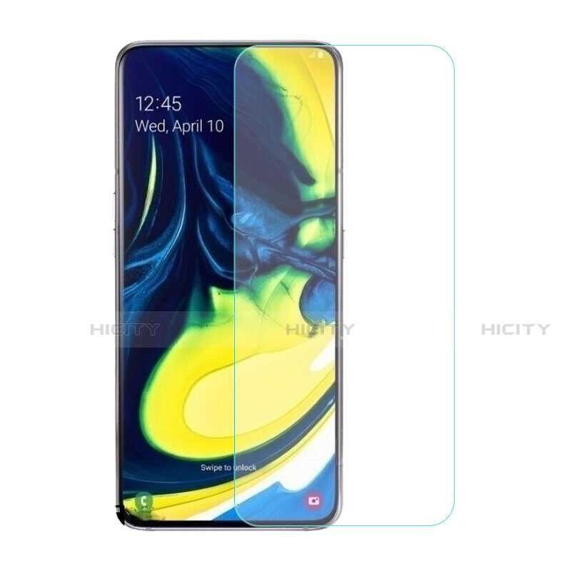 Film Protection Verre Trempe Protecteur d'Ecran pour Samsung Galaxy A80 Clair Plus