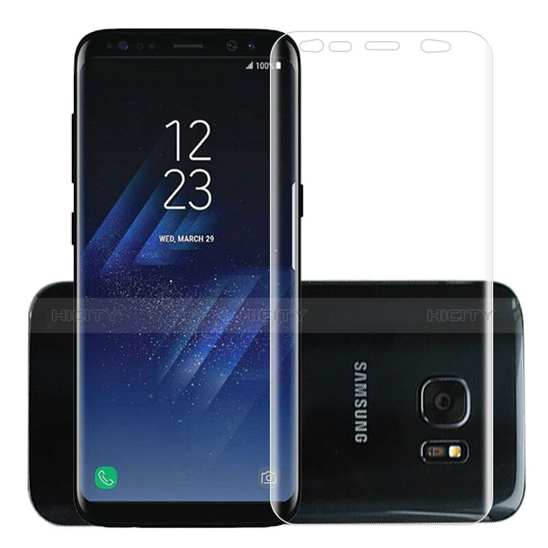 Film Verre Trempe Protecteur d'Ecran 3D pour Samsung Galaxy S8 Clair Plus