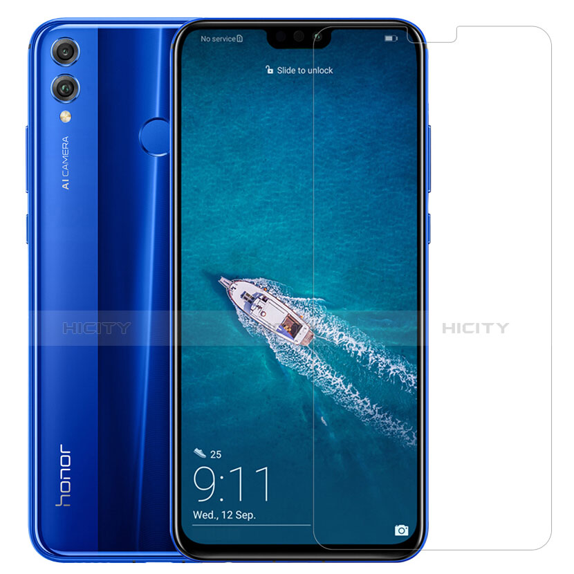 Film Verre Trempe Protecteur d'Ecran T01 pour Huawei Honor 8X Clair Plus