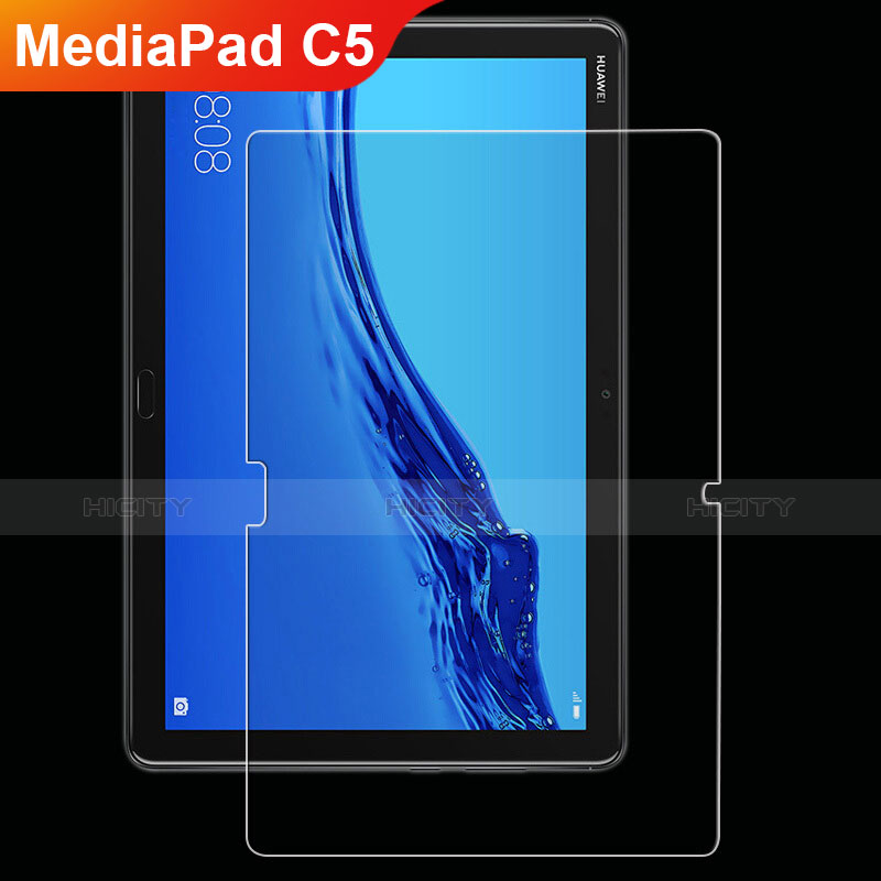 Film Verre Trempe Protecteur d'Ecran T01 pour Huawei MediaPad C5 10 10.1 BZT-W09 AL00 Clair Plus