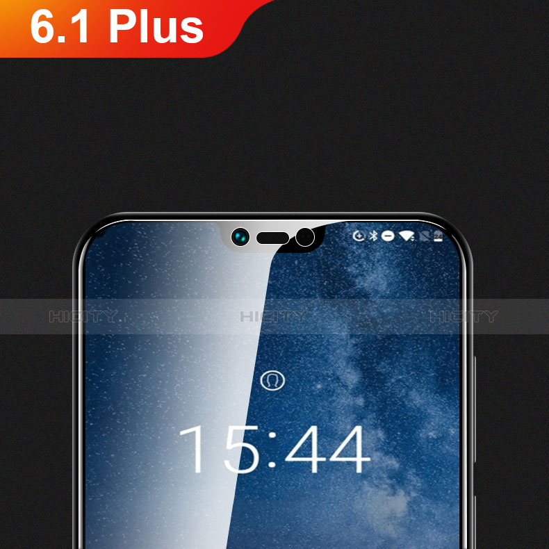 Film Verre Trempe Protecteur d'Ecran T01 pour Nokia 6.1 Plus Clair Plus