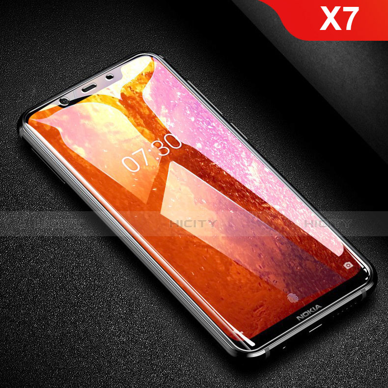 Film Verre Trempe Protecteur d'Ecran T01 pour Nokia X7 Clair Plus