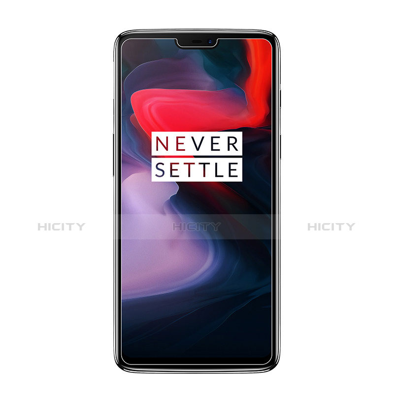 Film Verre Trempe Protecteur d'Ecran T01 pour OnePlus 6 Clair Plus