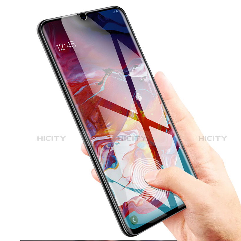 Film Verre Trempe Protecteur d'Ecran T01 pour Samsung Galaxy A70 Clair Plus