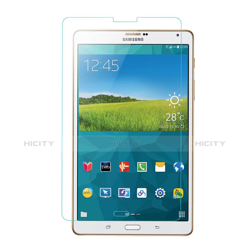 Film Verre Trempe Protecteur d'Ecran T01 pour Samsung Galaxy Tab S 8.4 SM-T700 Clair Plus