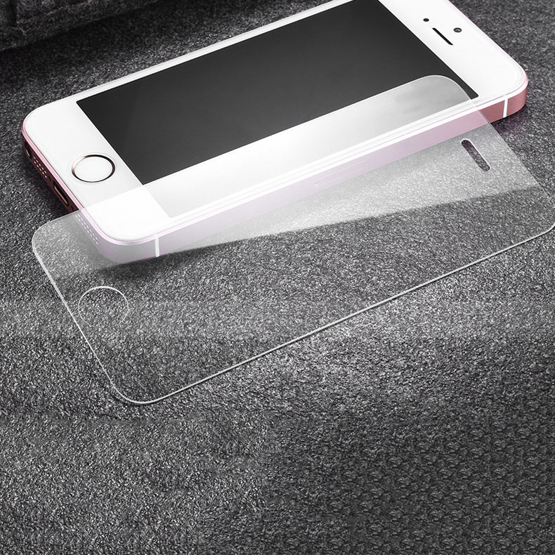 Film Verre Trempe Protecteur d'Ecran T02 pour Apple iPhone SE Clair Plus