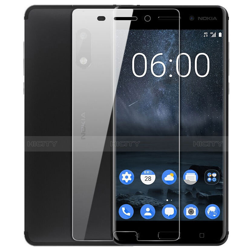 Film Verre Trempe Protecteur d'Ecran T02 pour Nokia 6 Clair Plus