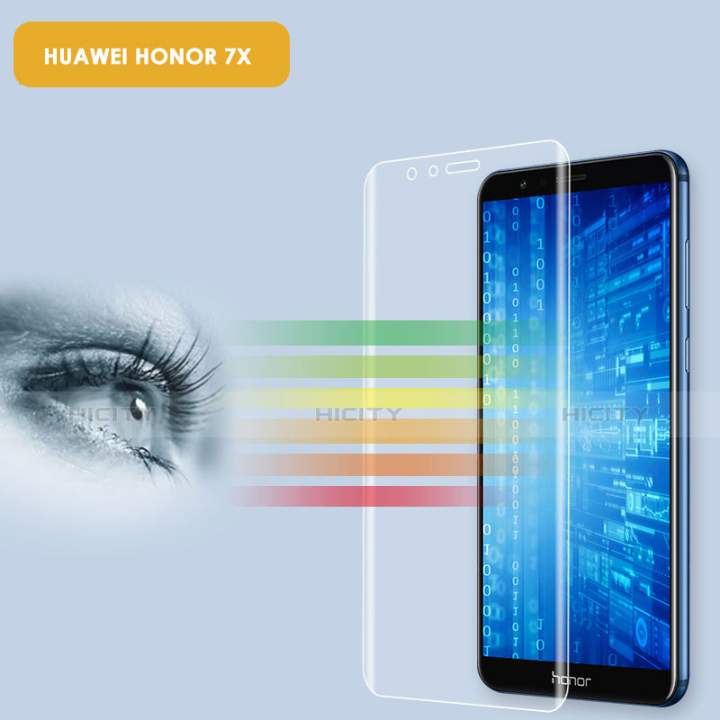 Film Verre Trempe Protecteur d'Ecran T07 pour Huawei Honor Play 7X Clair Plus