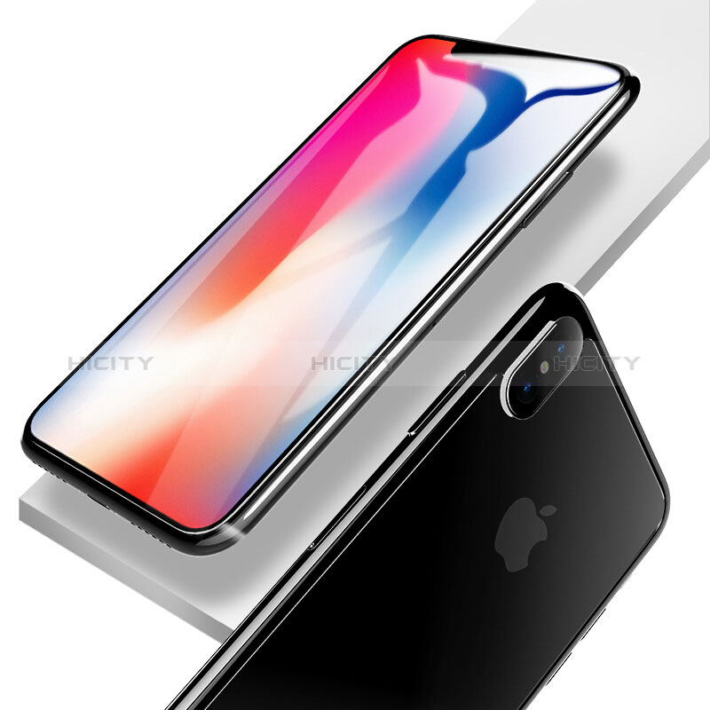 Film Verre Trempe Protecteur d'Ecran T10 pour Apple iPhone X Clair Plus