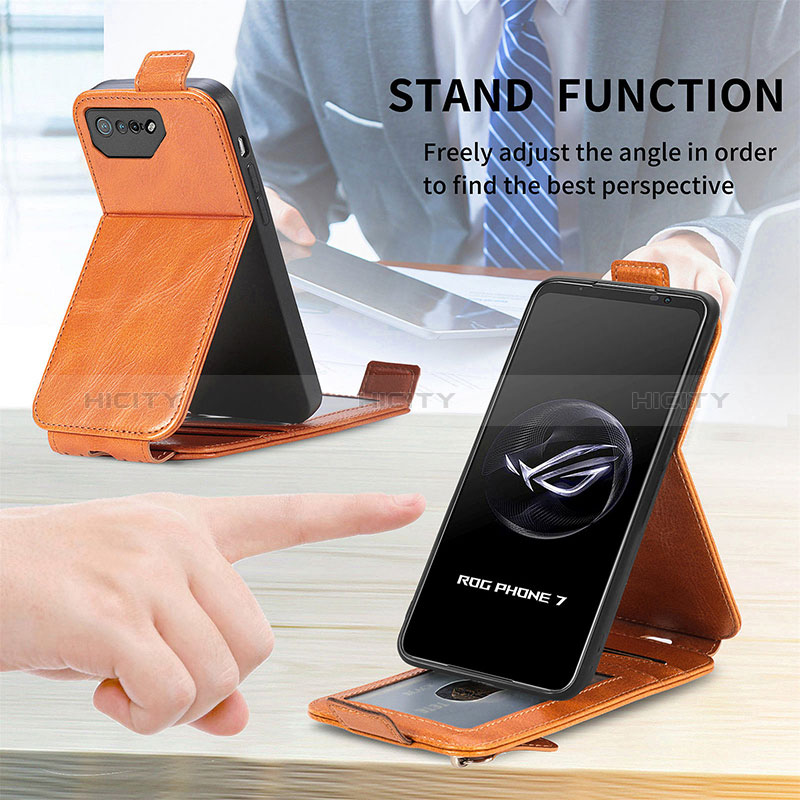 Housse Clapet Portefeuille Cuir pour Asus ROG Phone 7 Pro Plus