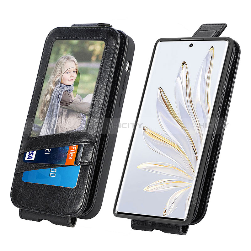 Housse Clapet Portefeuille Cuir pour Huawei Honor 70 5G Plus