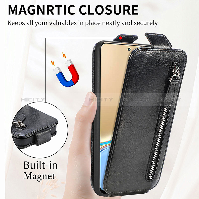 Housse Clapet Portefeuille Cuir pour Huawei Honor Magic4 Lite 5G Plus