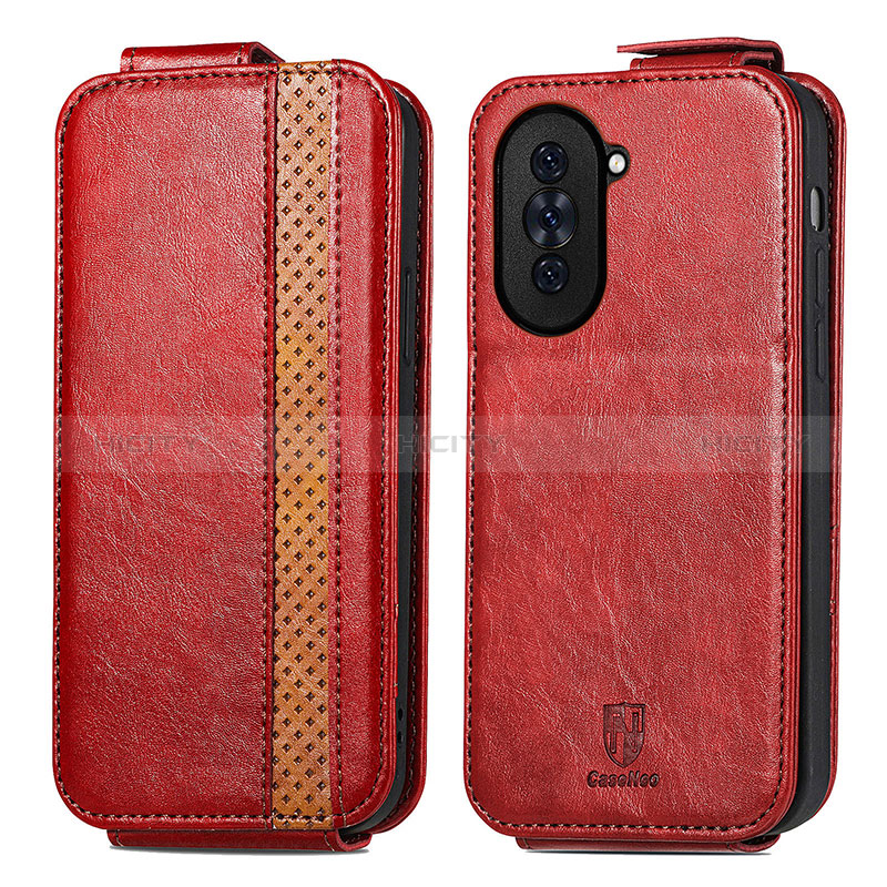 Housse Clapet Portefeuille Cuir pour Huawei Nova 10 Rouge Plus