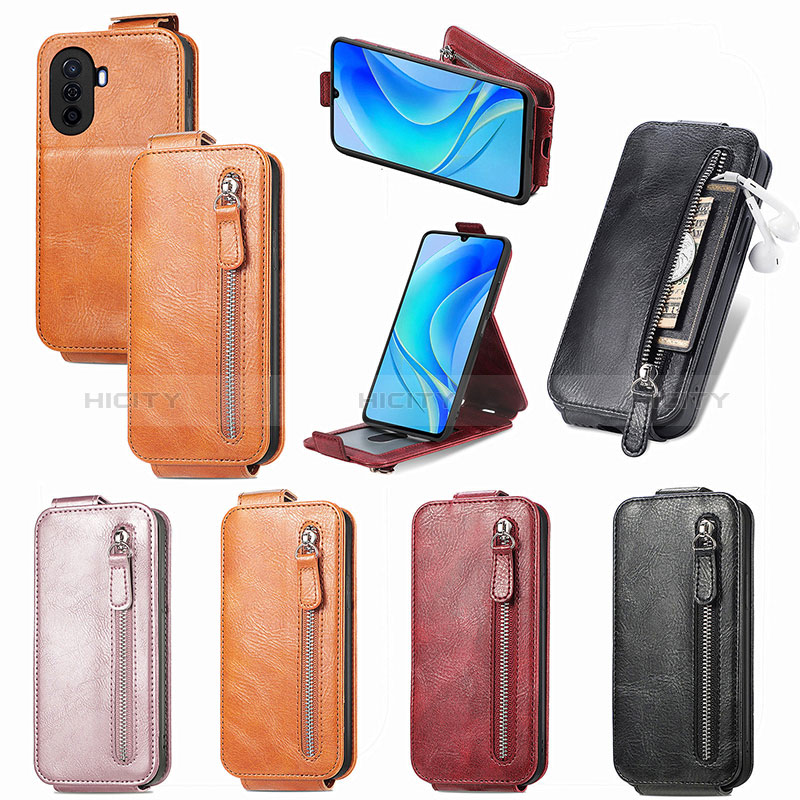 Housse Clapet Portefeuille Cuir pour Huawei Nova Y70 Plus