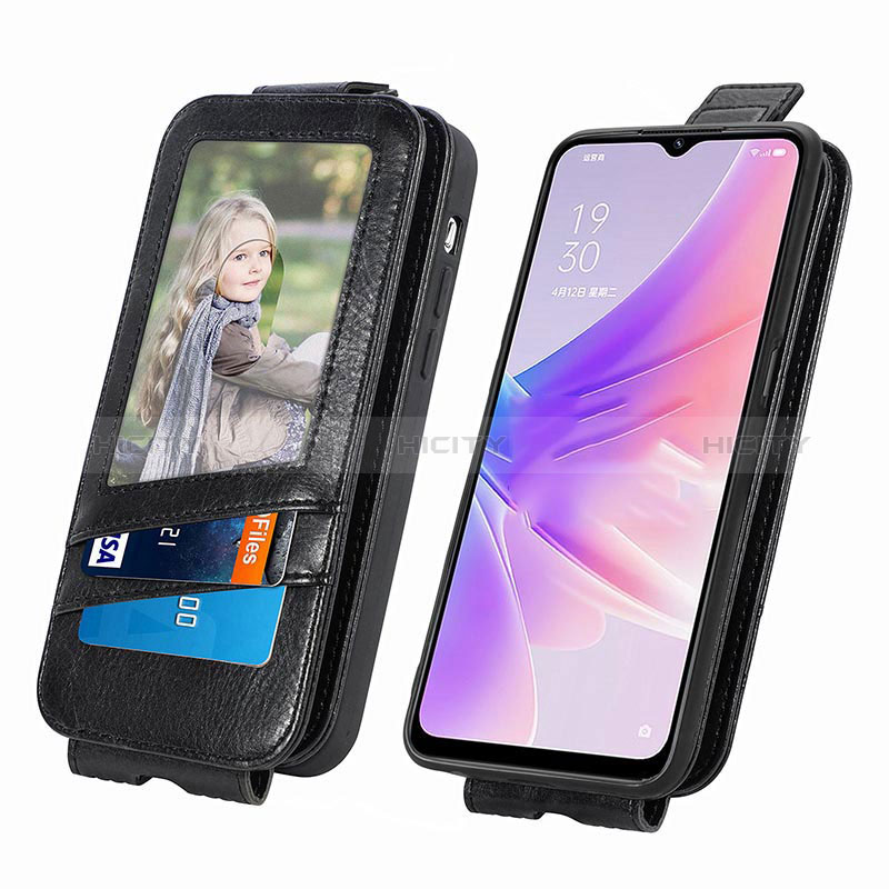 Housse Clapet Portefeuille Cuir pour Oppo A96 4G Plus