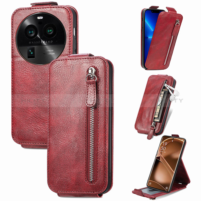 Housse Clapet Portefeuille Cuir pour Oppo Find X6 Pro 5G Plus