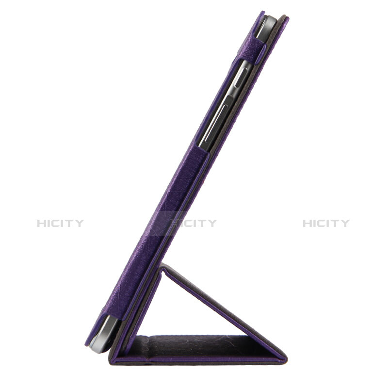 Housse Clapet Portefeuille Livre Cuir L01 pour Huawei MediaPad M2 10.0 M2-A01 M2-A01W M2-A01L Violet Plus