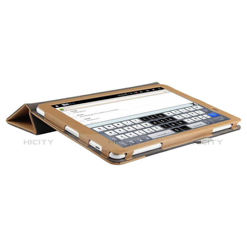 Housse Clapet Portefeuille Livre Cuir L01 pour Huawei MediaPad M2 10.1 FDR-A03L FDR-A01W Bleu Plus