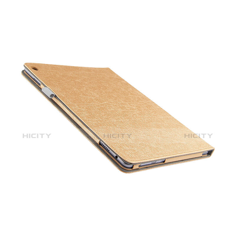 Housse Clapet Portefeuille Livre Cuir L01 pour Huawei MediaPad M3 Lite 10.1 BAH-W09 Or Plus