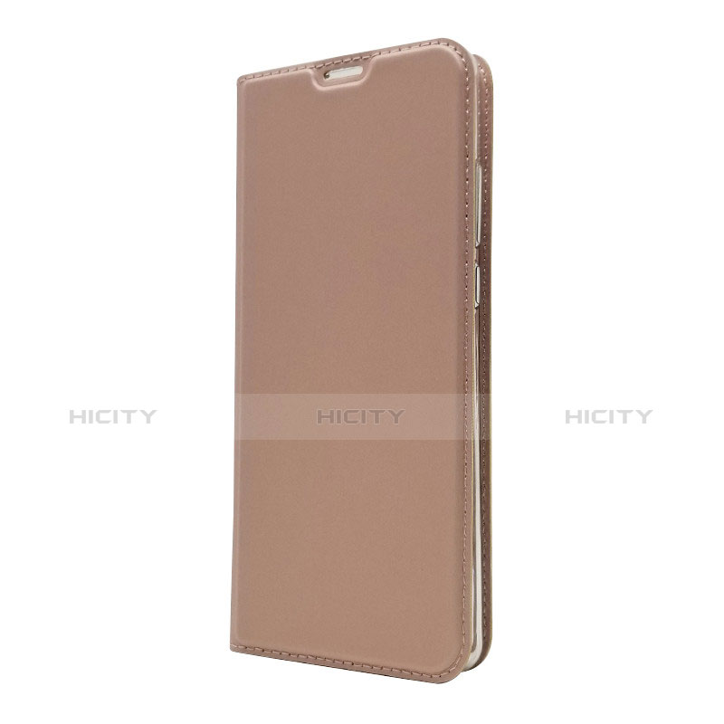 Housse Clapet Portefeuille Livre Cuir L01 pour Huawei P30 Pro Or Rose Plus