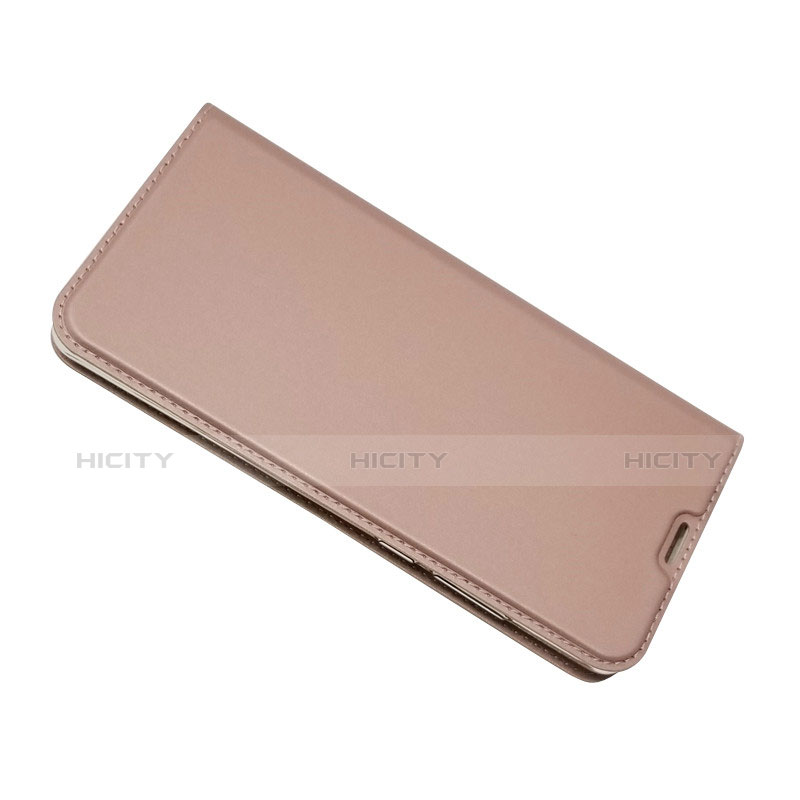 Housse Clapet Portefeuille Livre Cuir L01 pour Huawei P30 Pro Or Rose Plus