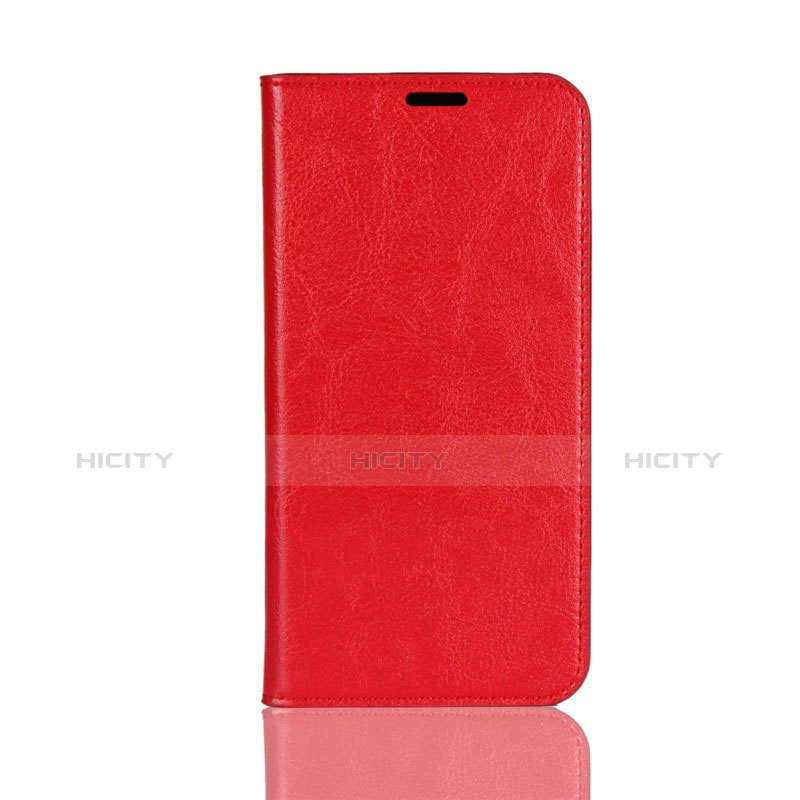 Housse Clapet Portefeuille Livre Cuir L02 pour Huawei Honor 10 Lite Rouge Plus