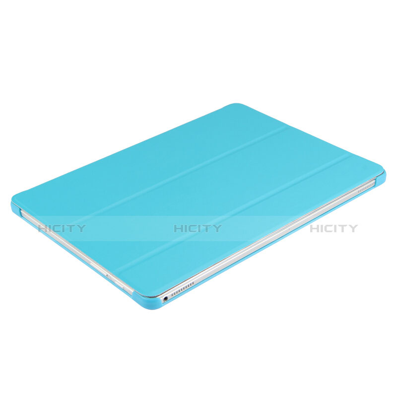 Housse Clapet Portefeuille Livre Cuir L02 pour Huawei MediaPad M2 10.0 M2-A01 M2-A01W M2-A01L Bleu Ciel Plus