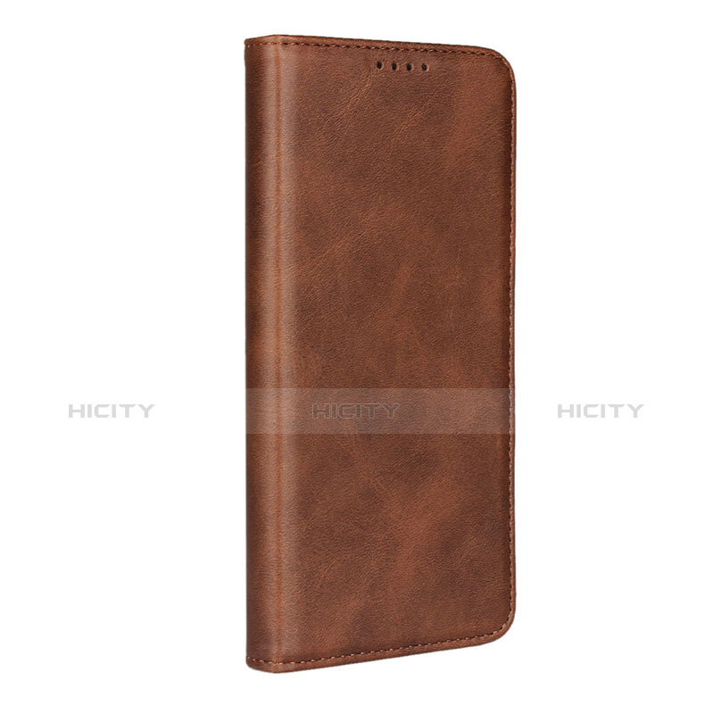 Housse Clapet Portefeuille Livre Cuir L02 pour Huawei P30 Pro Marron Plus