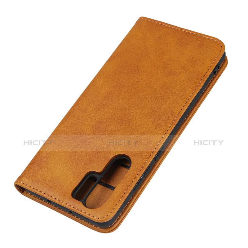 Housse Clapet Portefeuille Livre Cuir L02 pour Huawei P30 Pro New Edition Orange Plus