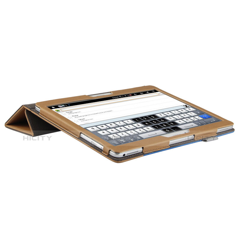 Housse Clapet Portefeuille Livre Cuir L03 pour Huawei MediaPad M2 10.0 M2-A01 M2-A01W M2-A01L Bleu Plus