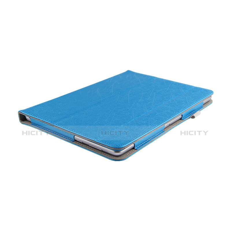 Housse Clapet Portefeuille Livre Cuir L07 pour Huawei MediaPad T3 10 AGS-L09 AGS-W09 Bleu Ciel Plus