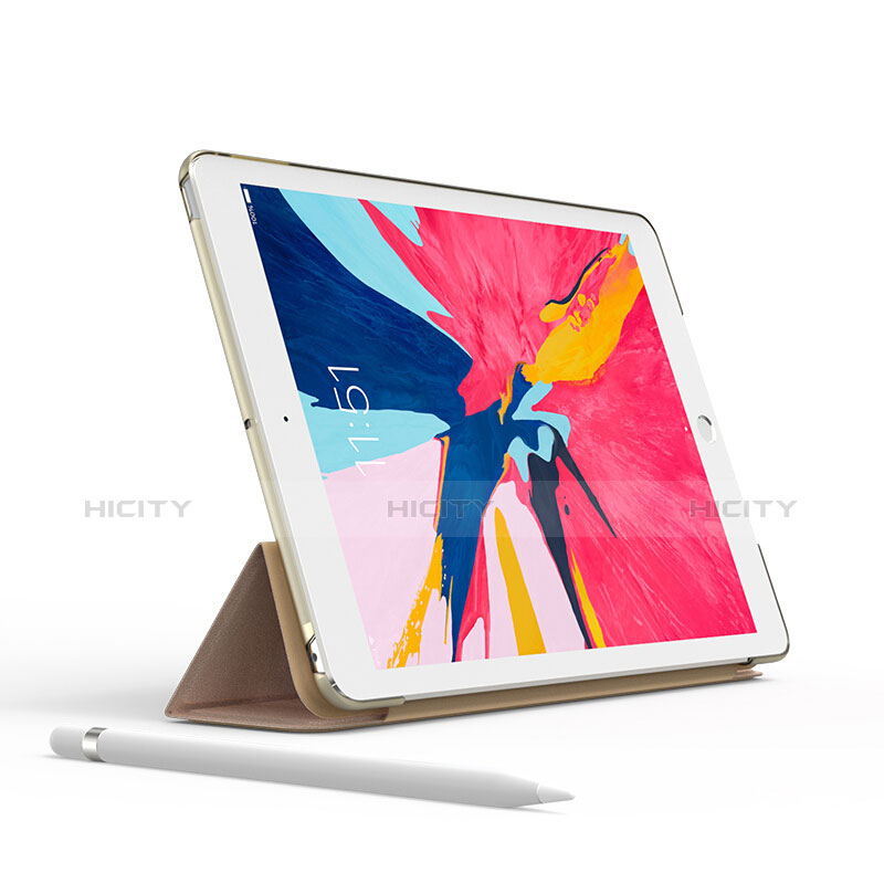 Housse Clapet Portefeuille Livre Cuir pour Apple iPad Mini 5 (2019) Or Plus