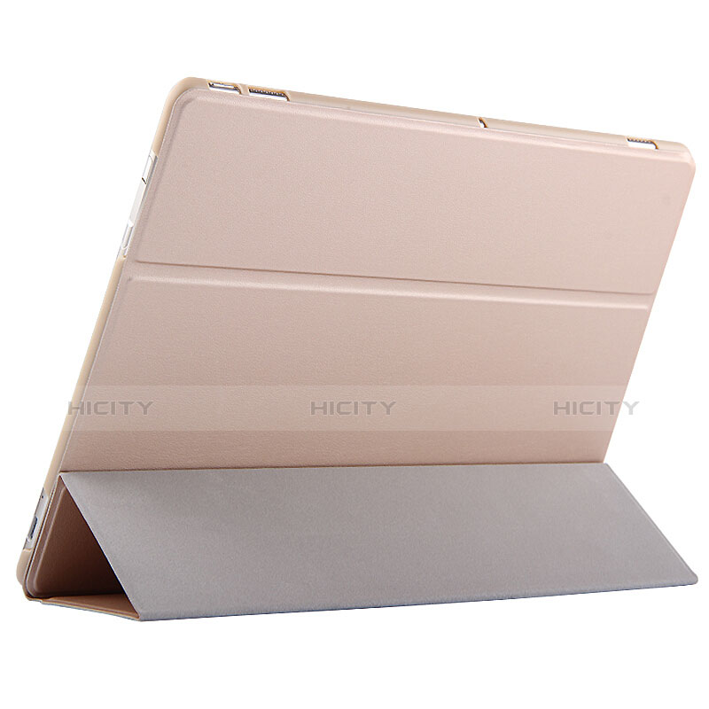 Housse Clapet Portefeuille Livre Cuir pour Huawei MateBook HZ-W09 Or Plus