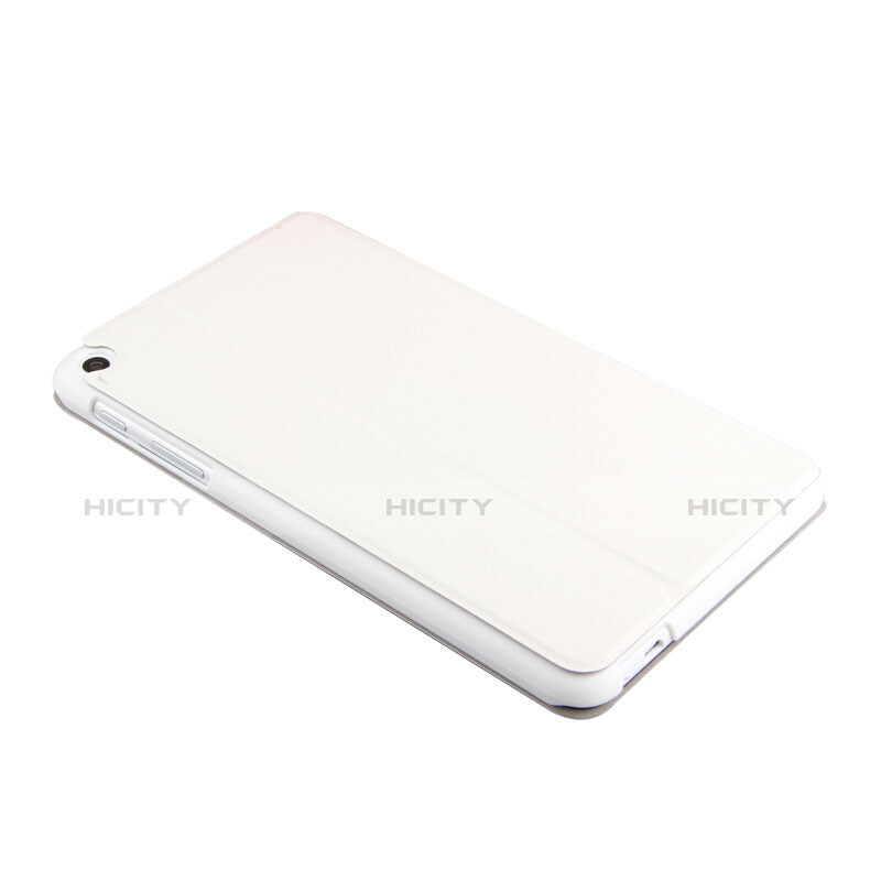 Housse Clapet Portefeuille Livre Cuir pour Huawei Mediapad T2 7.0 BGO-DL09 BGO-L03 Blanc Plus