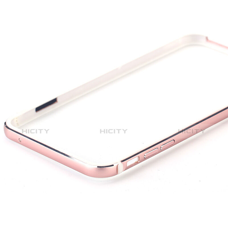 Housse Contour Luxe Aluminum Metal pour Apple iPhone 6 Plus Or Rose Plus