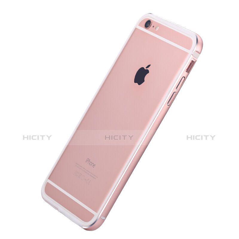 Housse Contour Luxe Aluminum Metal pour Apple iPhone 6 Plus Or Rose Plus