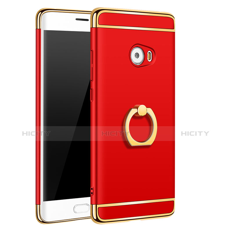 Housse Contour Luxe Metal et Plastique avec Support Bague Anneau pour Xiaomi Mi Note 2 Rouge Plus