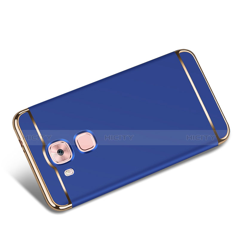 Housse Contour Luxe Metal et Plastique M01 pour Huawei Nova Plus Bleu Plus