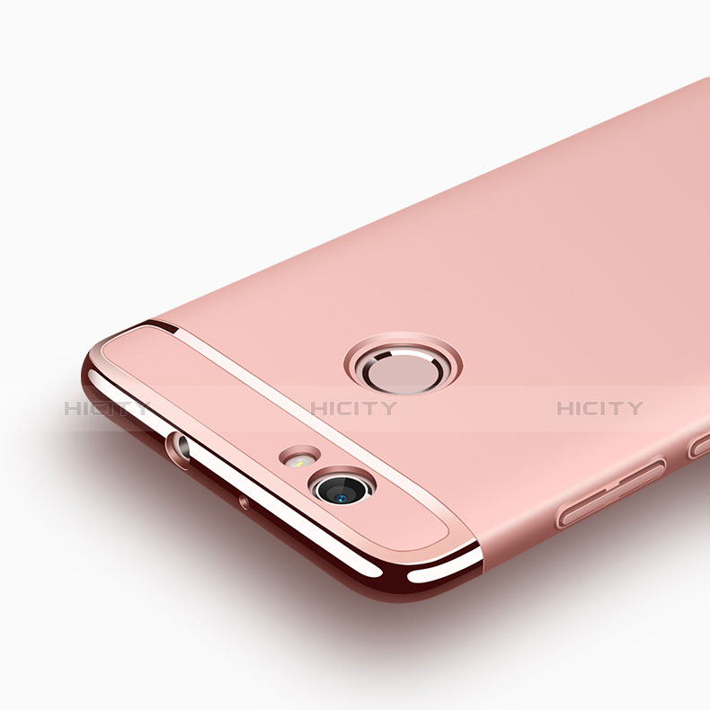 Housse Contour Luxe Metal et Plastique M02 pour Huawei Nova Or Rose Plus