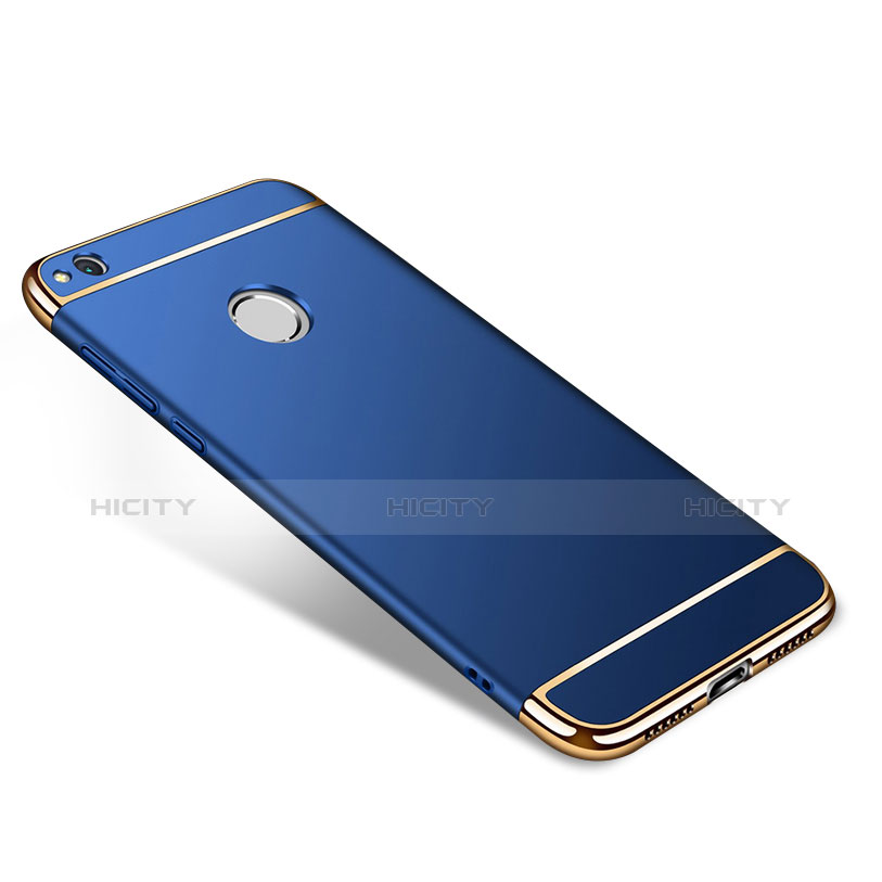 Housse Contour Luxe Metal et Plastique pour Huawei GR3 (2017) Bleu Plus