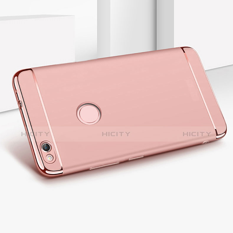 Housse Contour Luxe Metal et Plastique pour Huawei GR3 (2017) Or Rose Plus